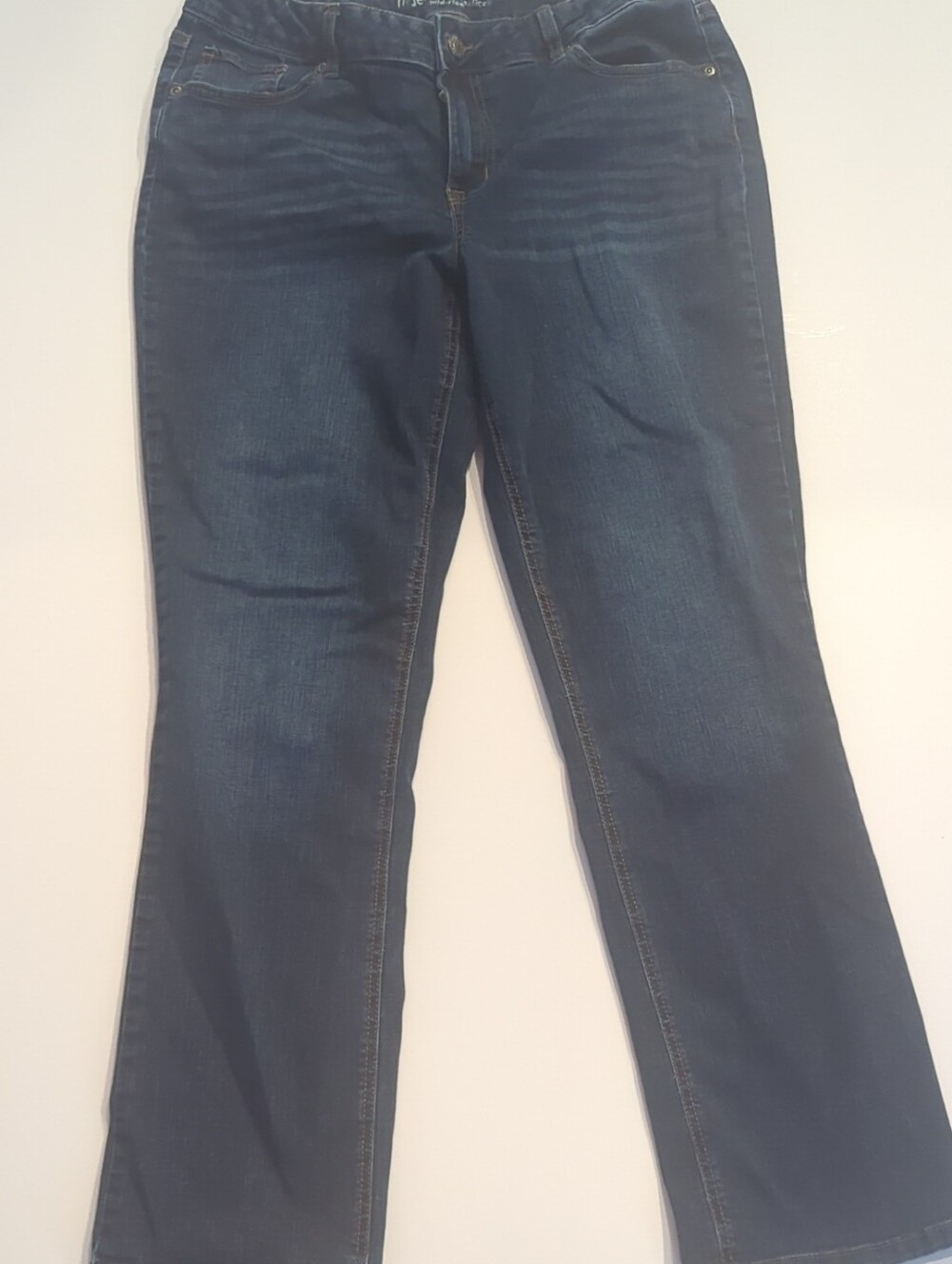 Maurice's m jeans Mid-Rise Straight Leg Denim Size 16W Long Women's - Picture 1 of 4